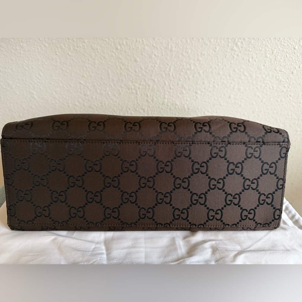 gucci bamboo shopper tote. - Picture 3 of 15